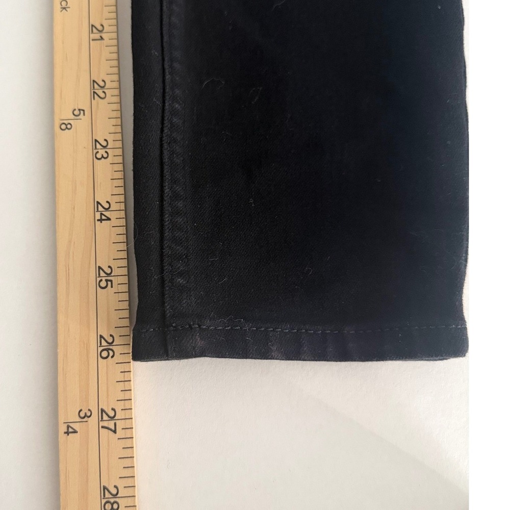 White House Black Market The Skinny Ankle Jeans Black Mid Rise Stretch Size 4 - Picture 10 of 11
